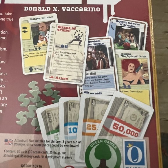 GREED Donald X. Vaccarino Card Drafting Game - Picture 6 of 6